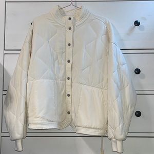 Blank NYC quilted bomber jacket